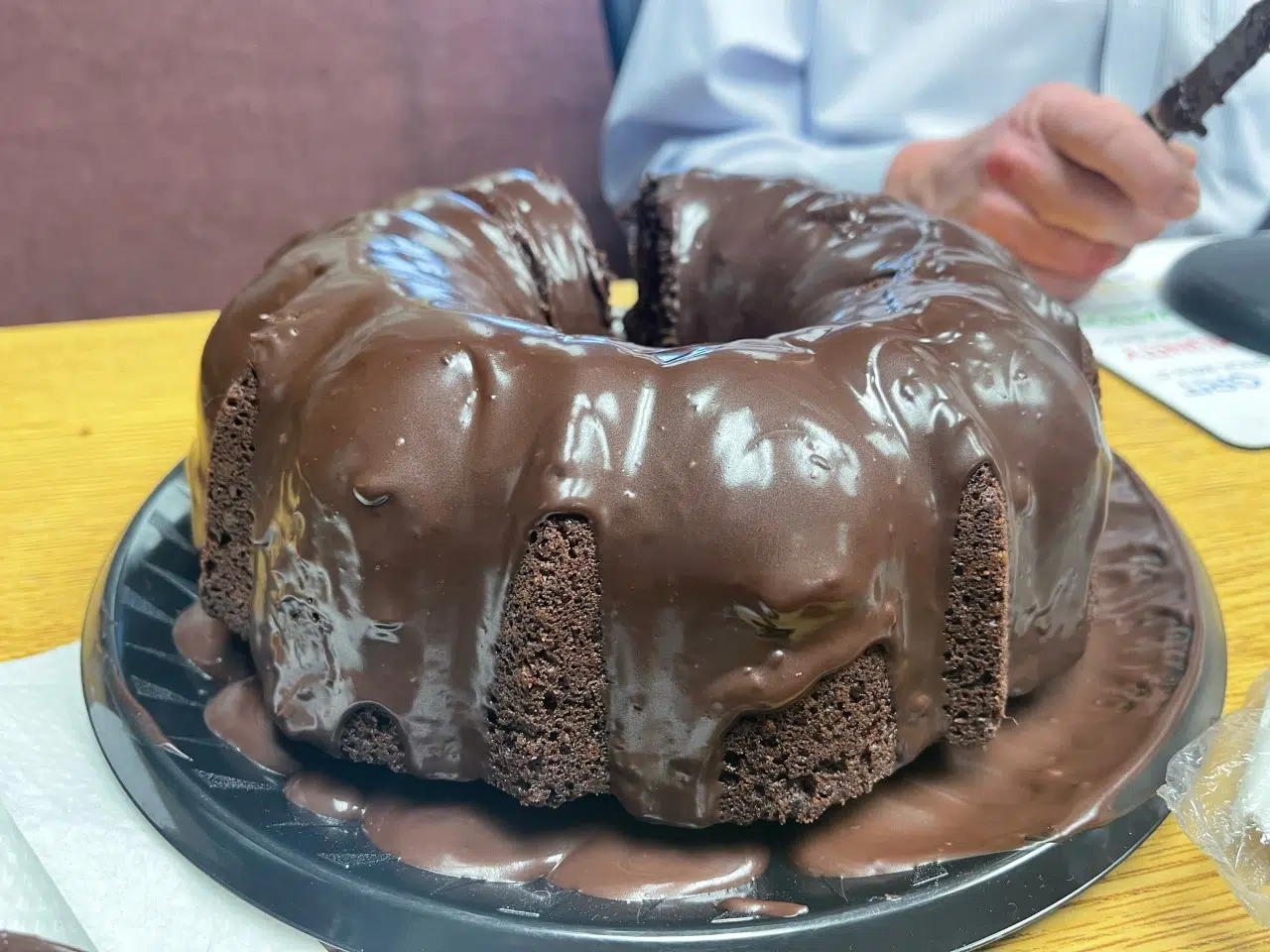 Brownie Swirl Pound Cake - Grandbaby Cakes