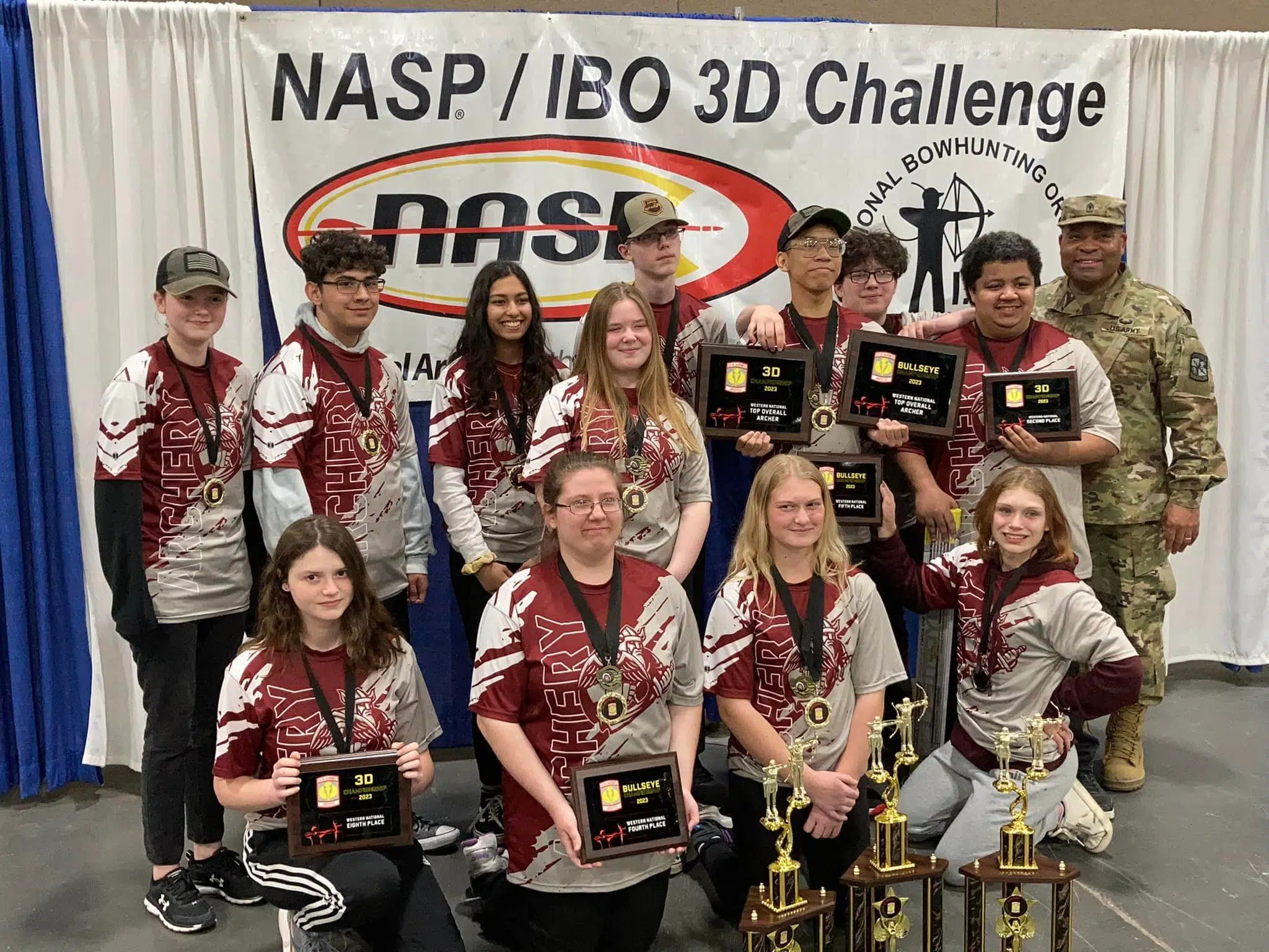 DHS JROTC Archery Team Reports Successful Trip to Western Nationals in