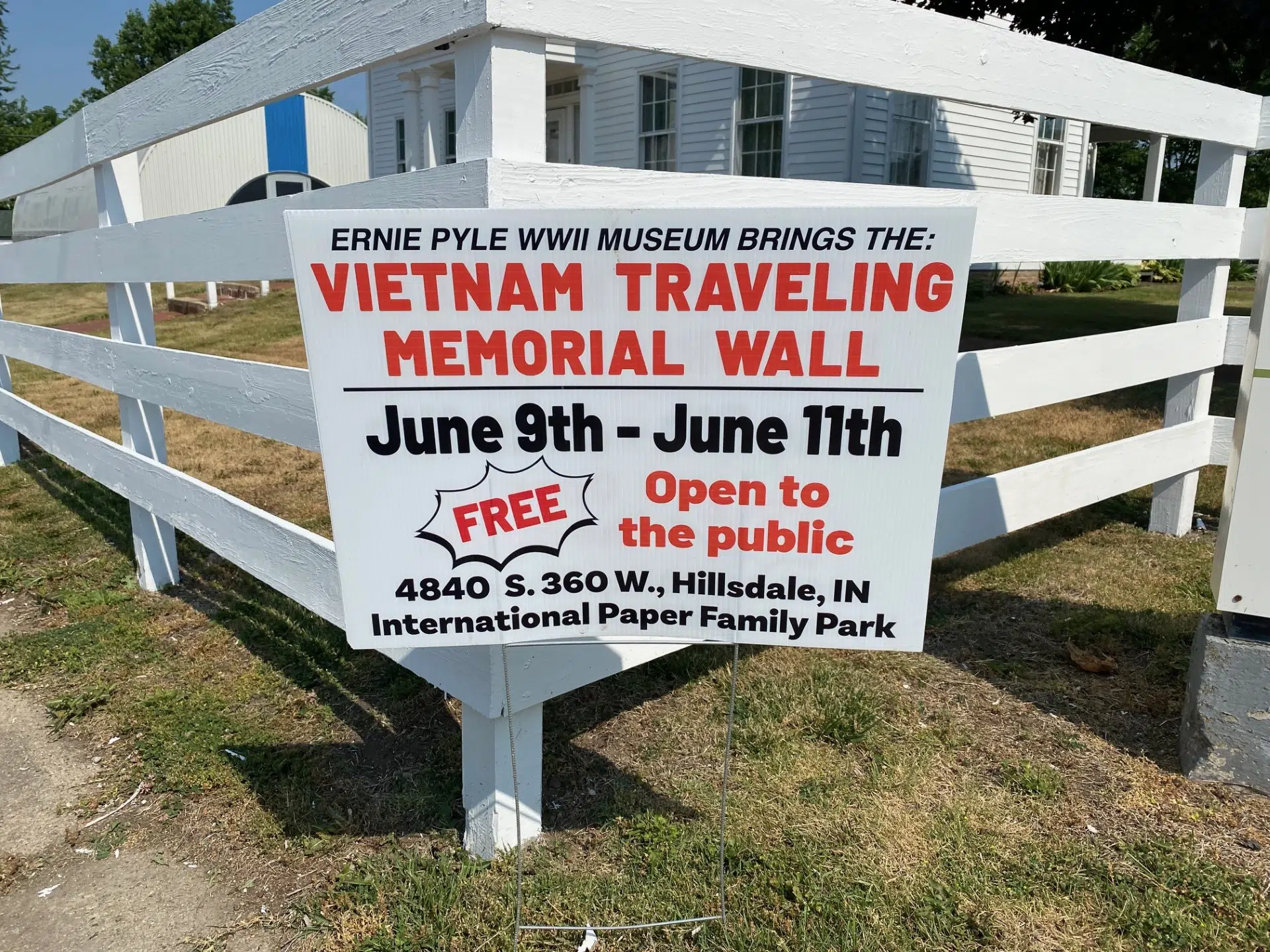 SOME GAVE ALL Memorial Joins VIETMAN TRAVELING WALL Memorial in