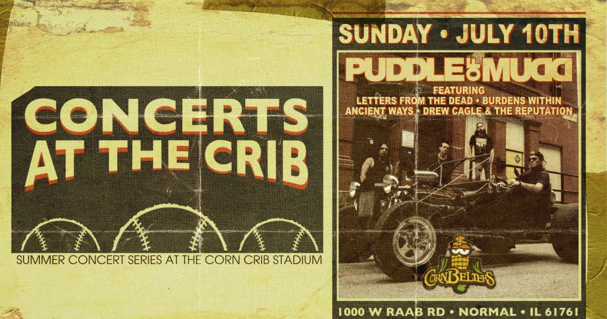 Here’s the layout for Puddle of Mudd’s Corn Crib show