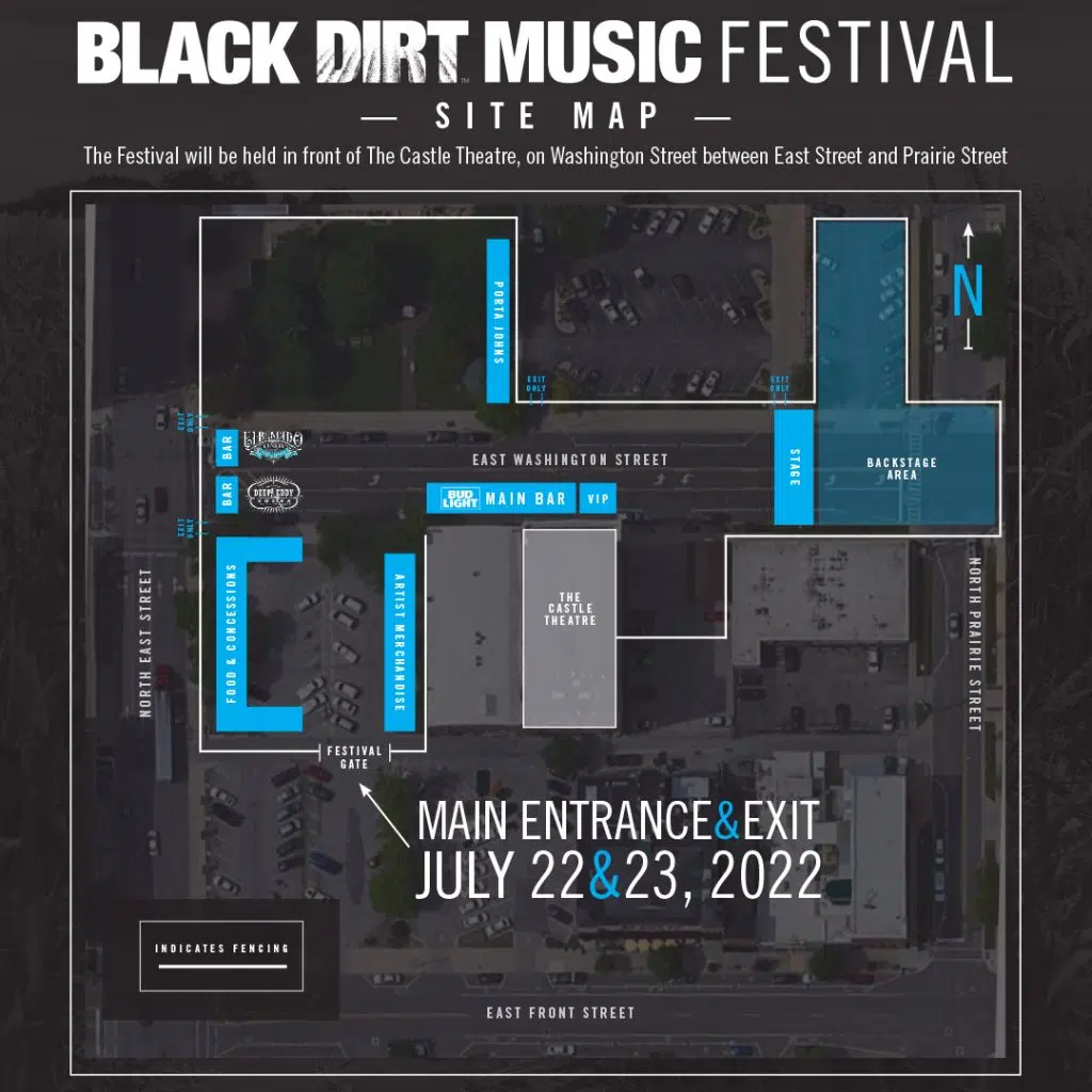 Black Dirt Music Festival Gate & Set Times, Chair Policy, + More