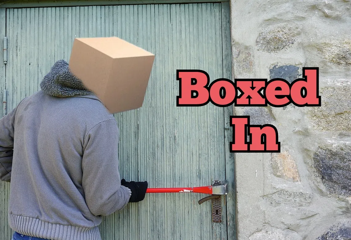 Box Bandit Boxes Himself In