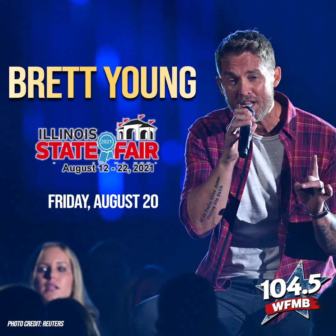 Brett Young Added to Illinois State Fair Lineup, August 20th Neuhoff