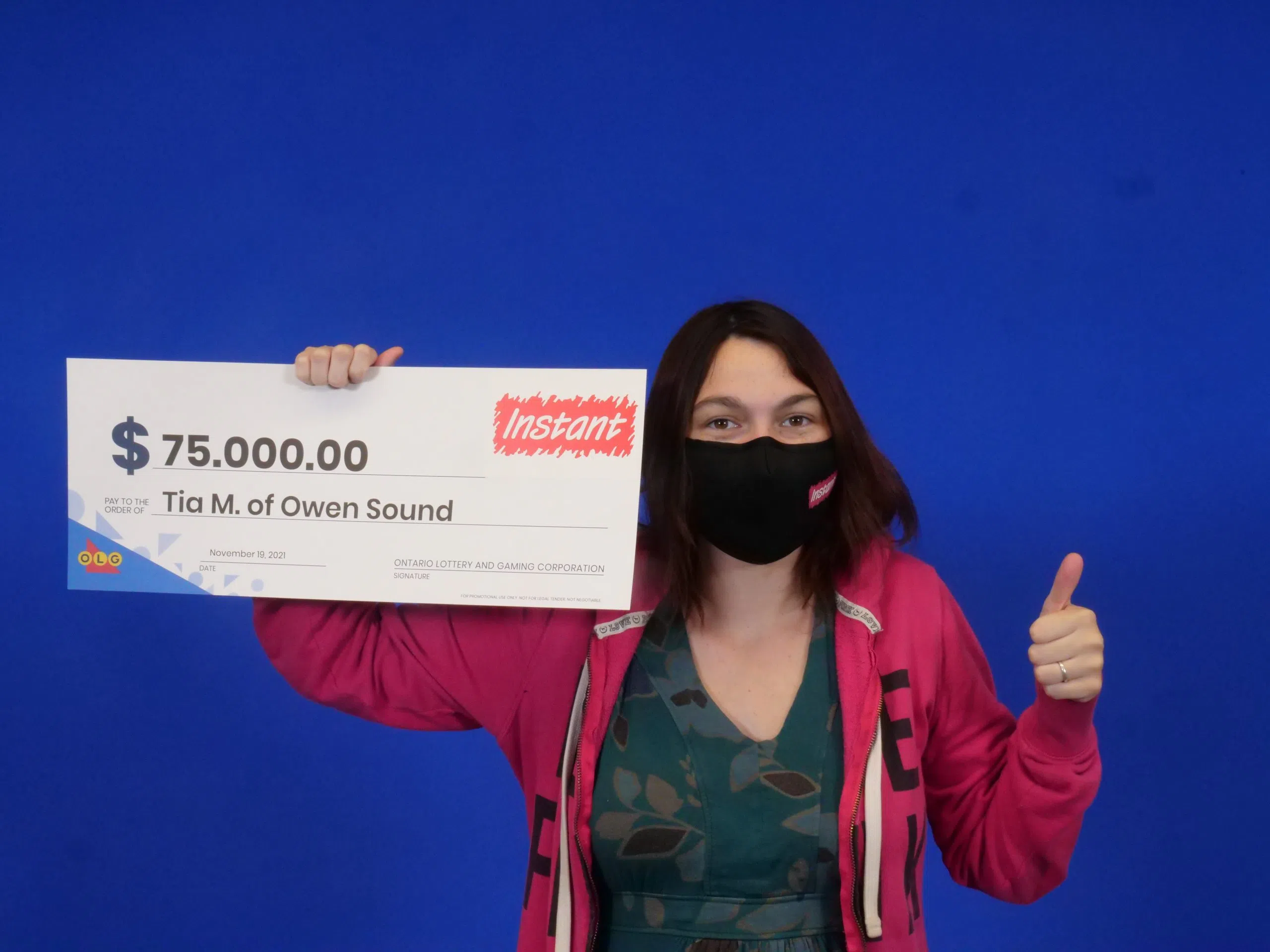 Owen Sound Woman Wins $75,000