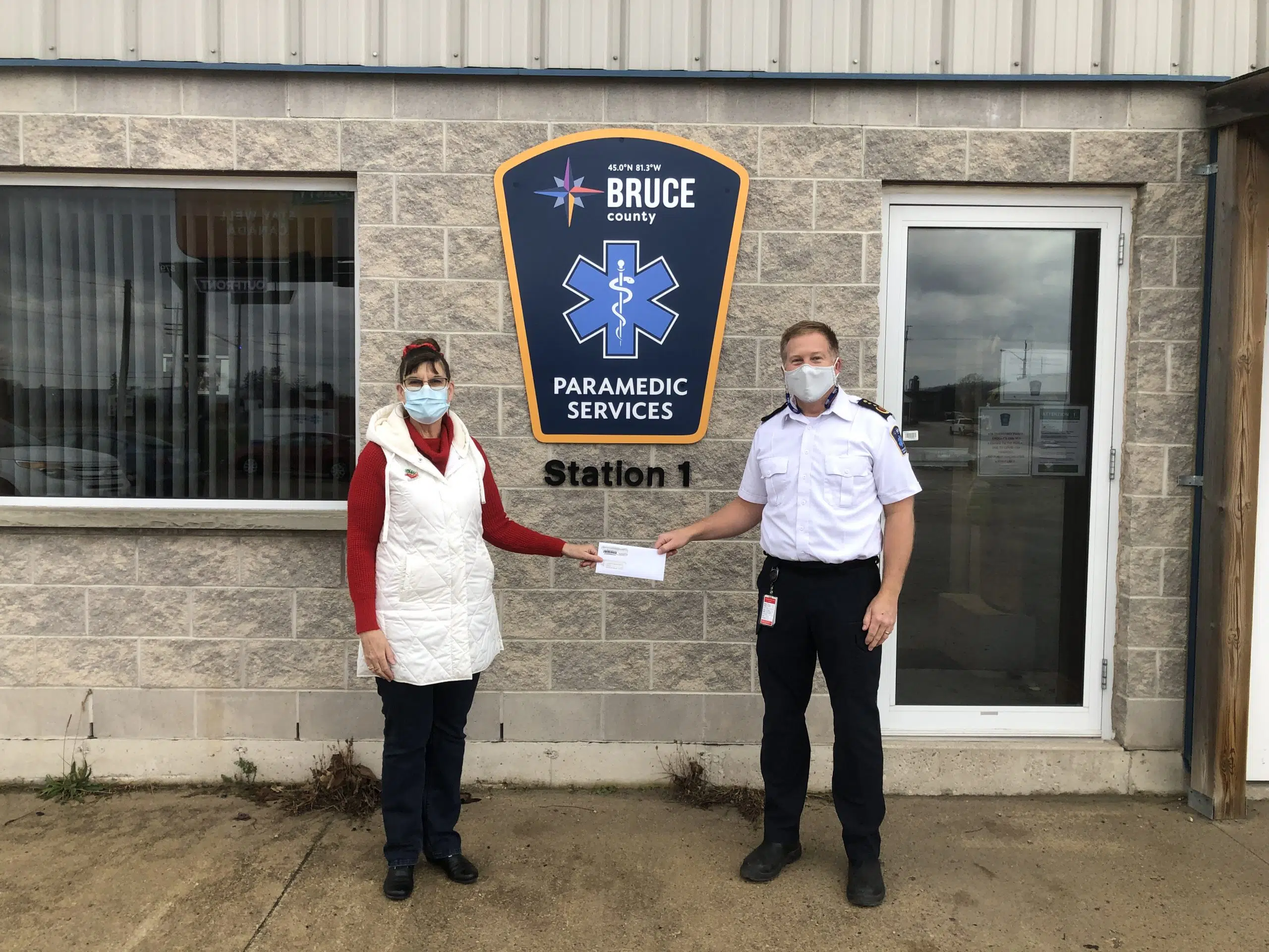 Bruce County Paramedic Services Receives $1,000 Community Donation