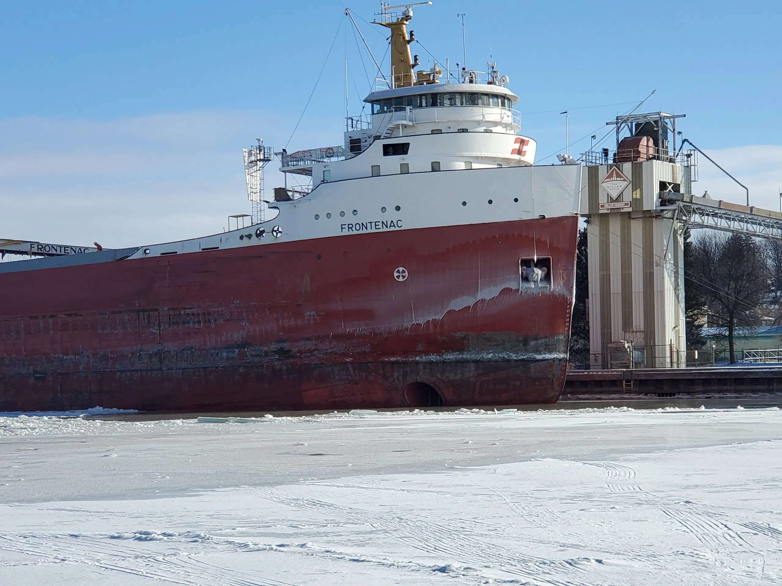 Bulk Carrier Frontenac Visits The Owen Sound Harbour