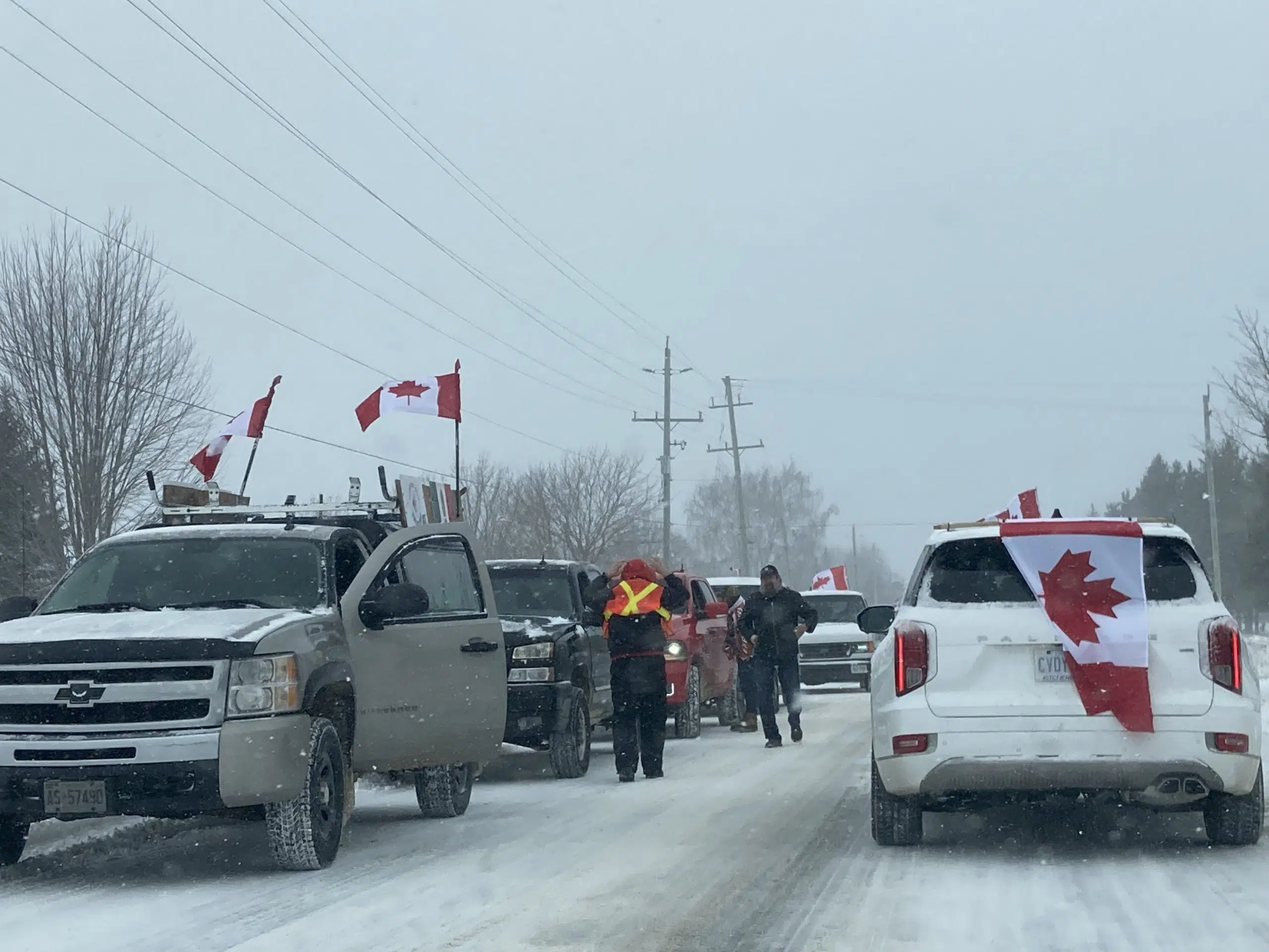 ‘Convoy Protest’ Held In Saugeen Shores; Unifor Spokesperson Condemns Demonstrations