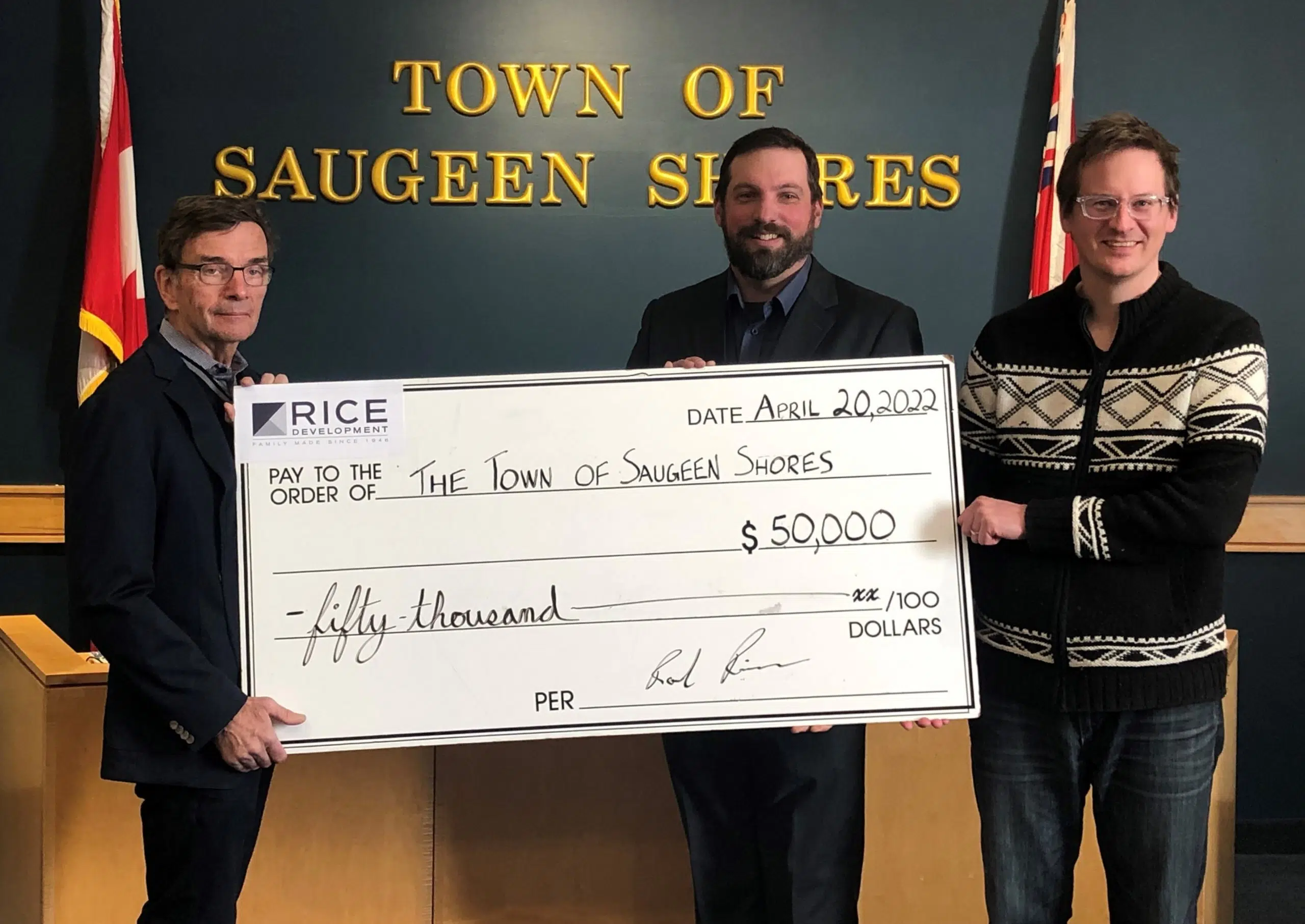 Saugeen Shores Receives $50K Donation To Support Housing