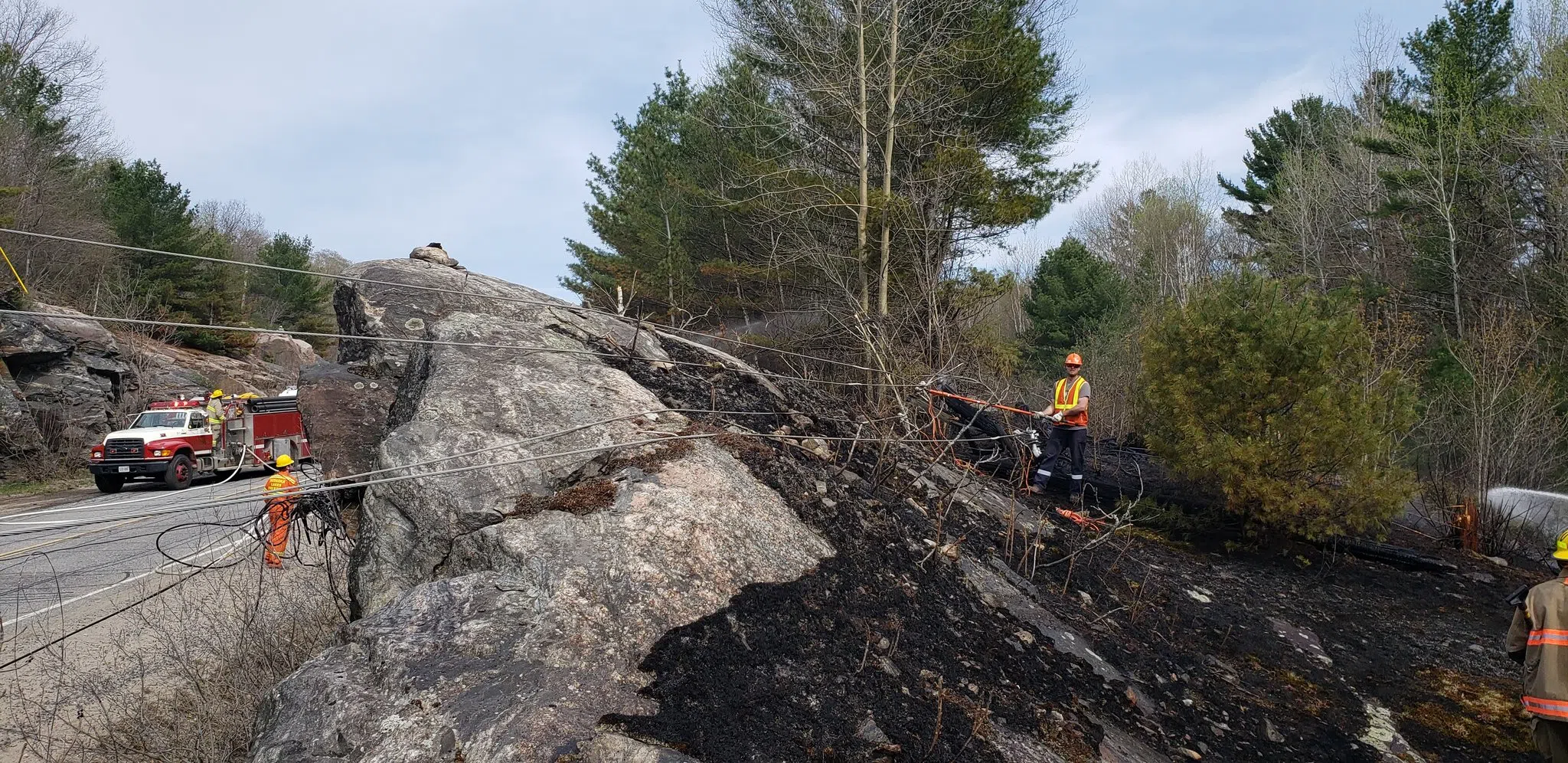 Downed Power Lines Cause Wildfire In Muskoka Lakes