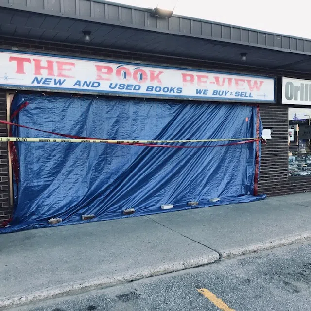 Orillia Bookstore remains closed after crash