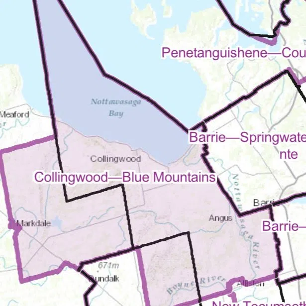 New Electoral Boundary Proposed for Collingwood-Blue Mountains Area