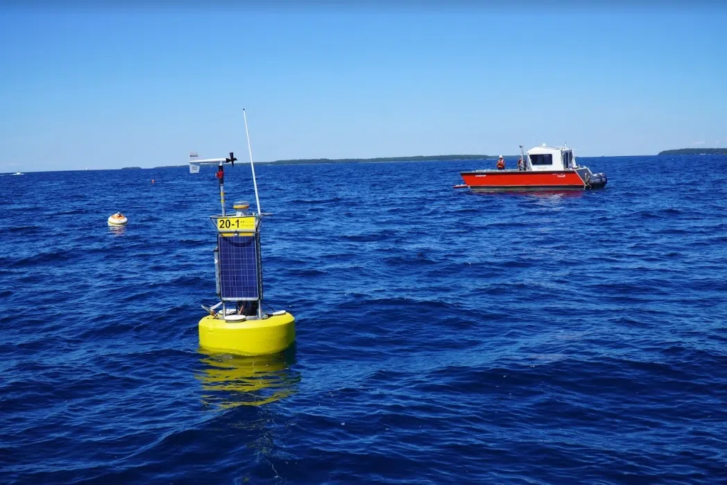 Parks Canada Deploys New Research Buoy Near Tobermory