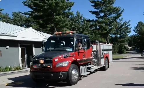 New Pumper Arrives at Baysville Fire Station