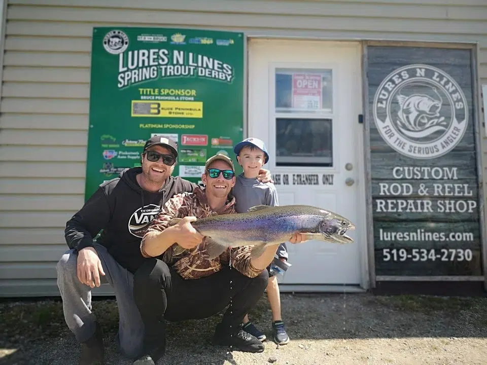 Day 1 Lures N Lines Spring Trout Derby Results