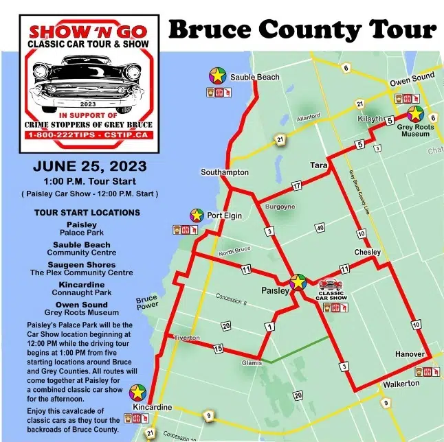 Crime Stoppers Grey Bruce Gearing Up For Summer Classic Car Events