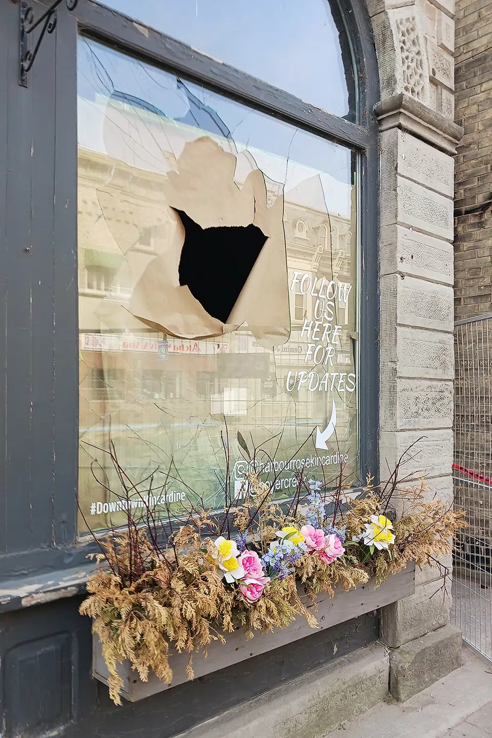 Niagara Man Faces Charges After Vandalism Of Several Downtown Kincardine Businesses