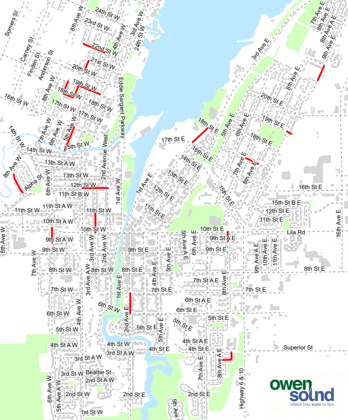 Owen Sound Gears Up For Road Resurfacing, Construction Projects