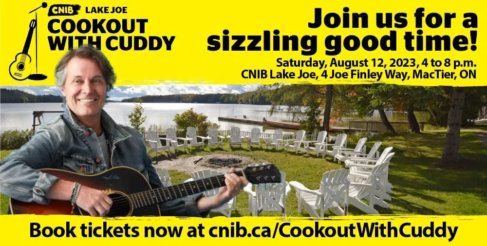"Cookout with Cuddy" Will Raise Funds in Support of CNIB Lake Joe