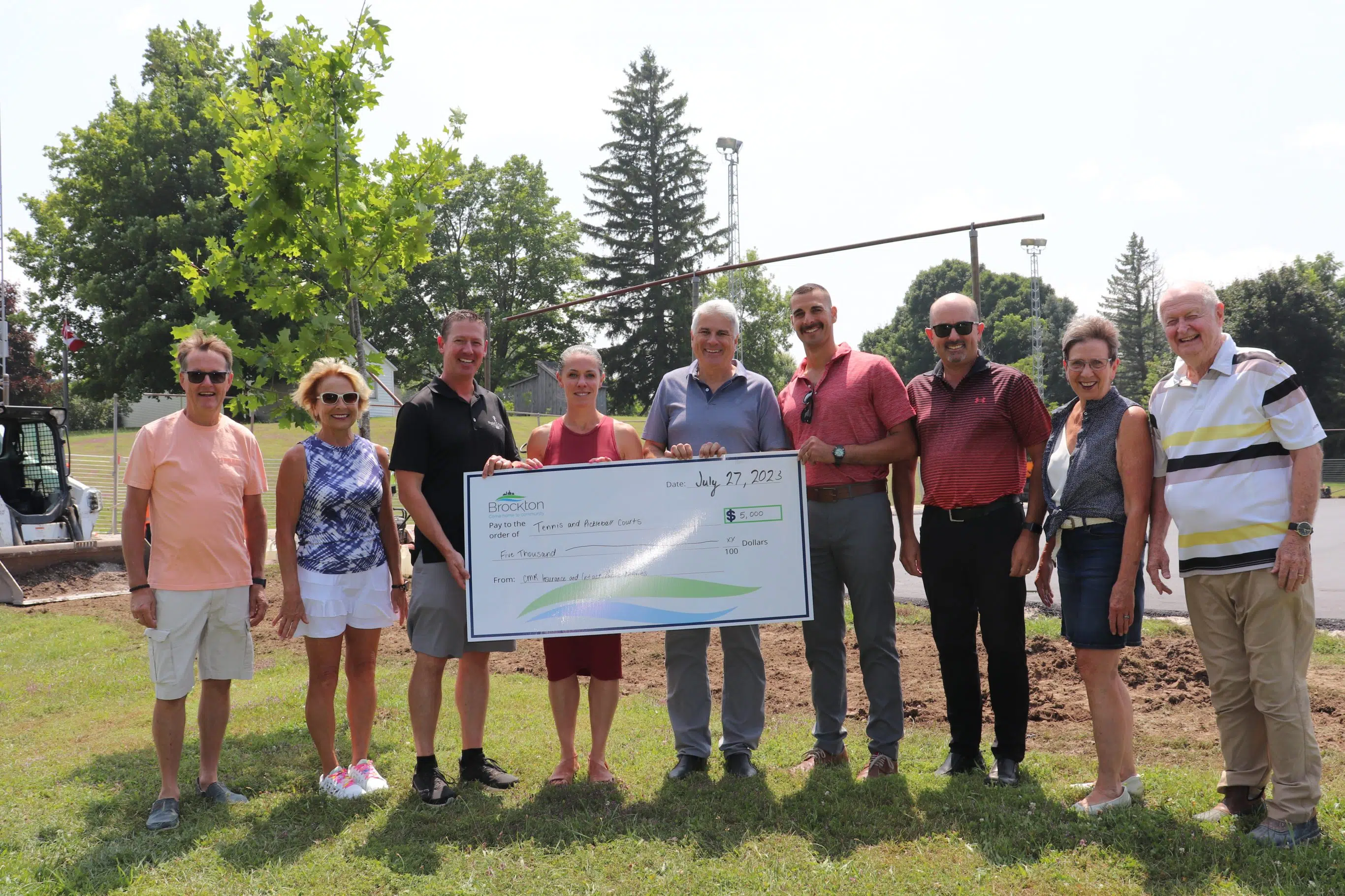 Brockton Receives More Donations For Centennial Park Tennis Court Refurbishment