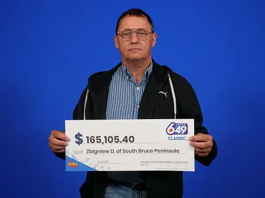 South Bruce Peninsula Man Wins The Lottery