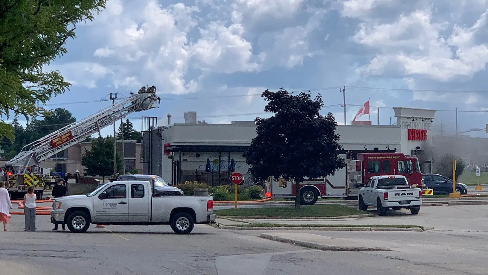 Fire At Kelseys In Owen Sound