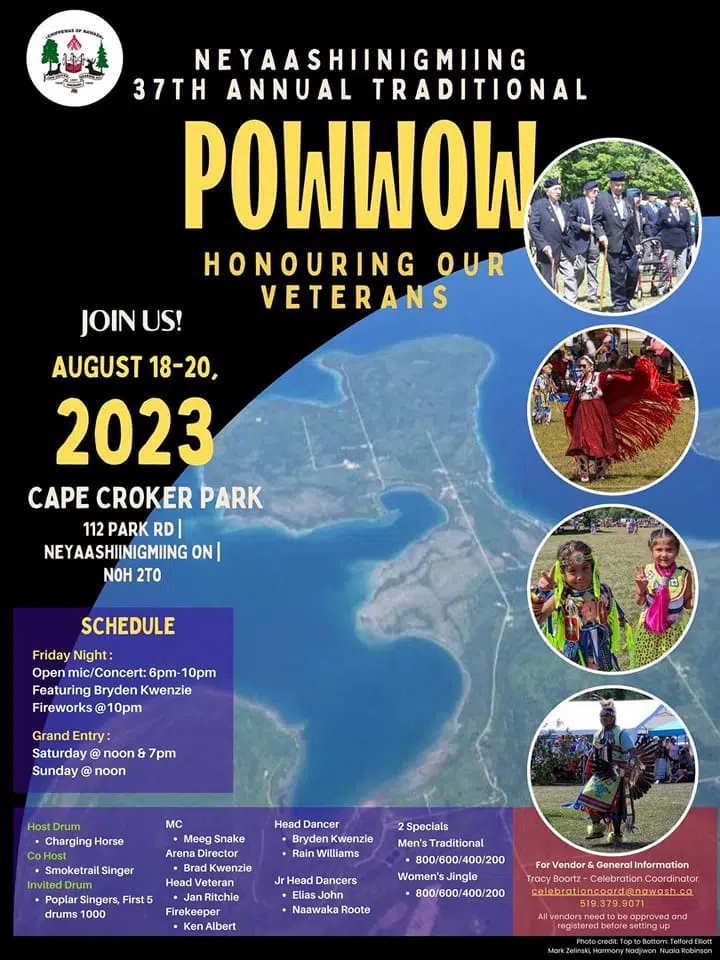 Neyaashiinigmiing 37th Annual Powwow Takes Over Cape Croker Park This Weekend