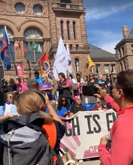 Local Group Takes Part In Queen’s Park Healthcare Protest