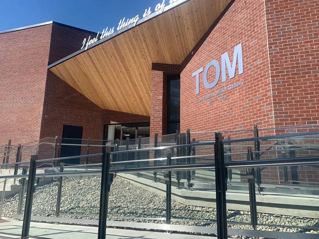 Tom Thomson Art Gallery Front Entrance Revamp Completed