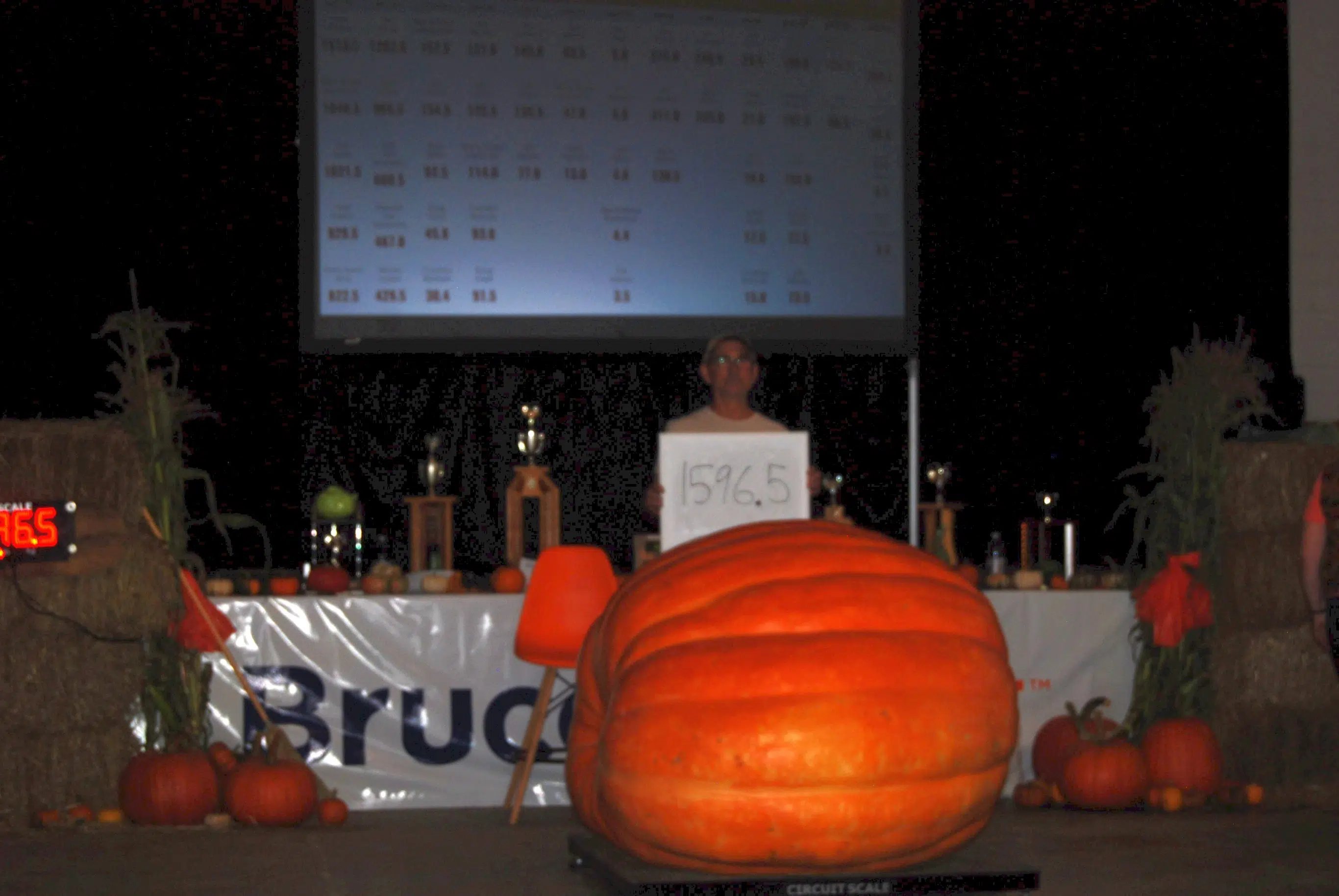 St. Thomas Grower Wins Saturday Weigh-Off At Pumpkinfest