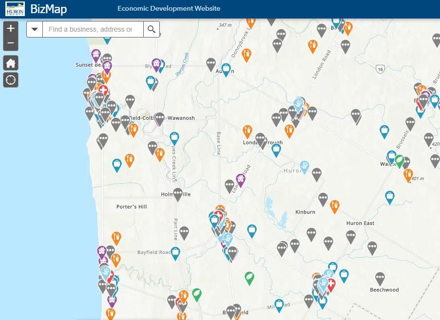 Huron County Introduces Interactive Business Map