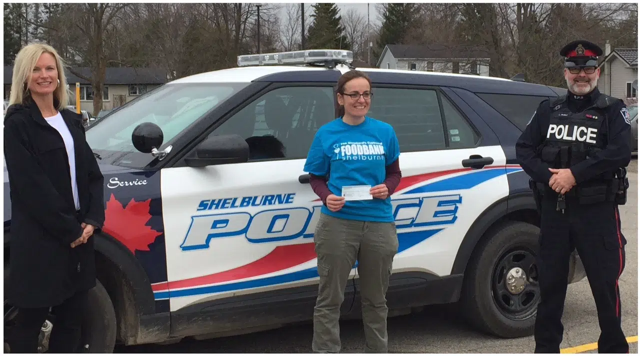 Shelburne Police Association Helps Local Food Bank