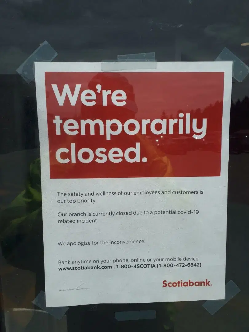 Huntsville Scotiabank To Reopen Following Covid-19 Precautions