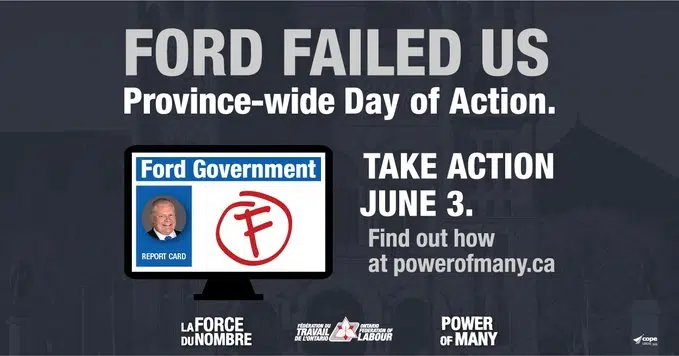 The Ford Failed Us Province-wide Day of Action: OFL
