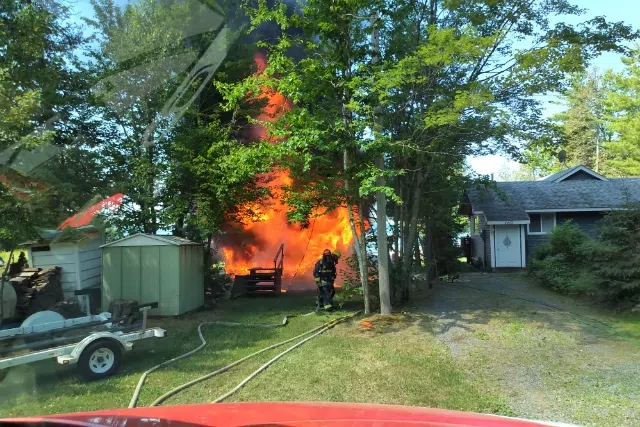 Cottage Fire Damage Pegged At $300,000