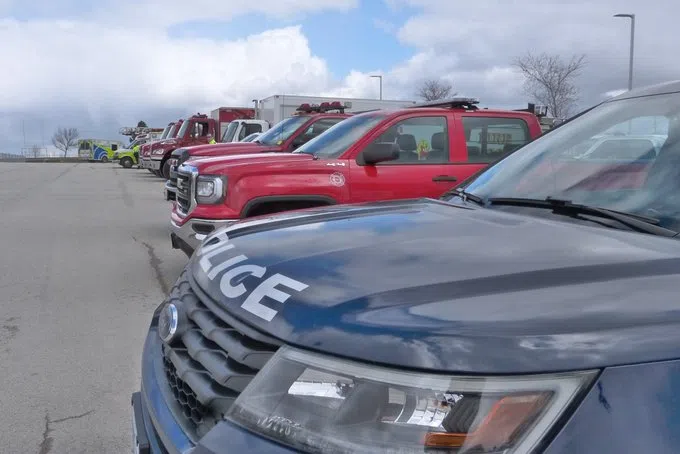 First Responders Hold Appreciation Parade For Community Partners