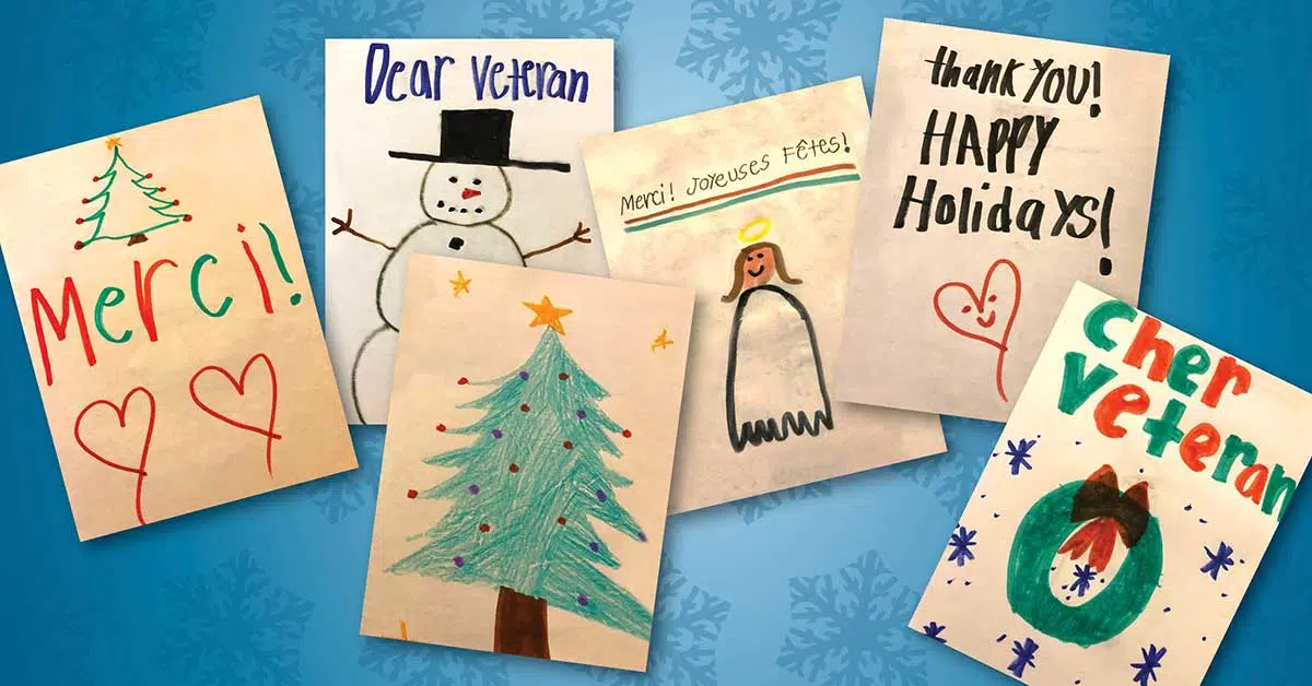 Send A Holiday Cheer Card To A Veteran