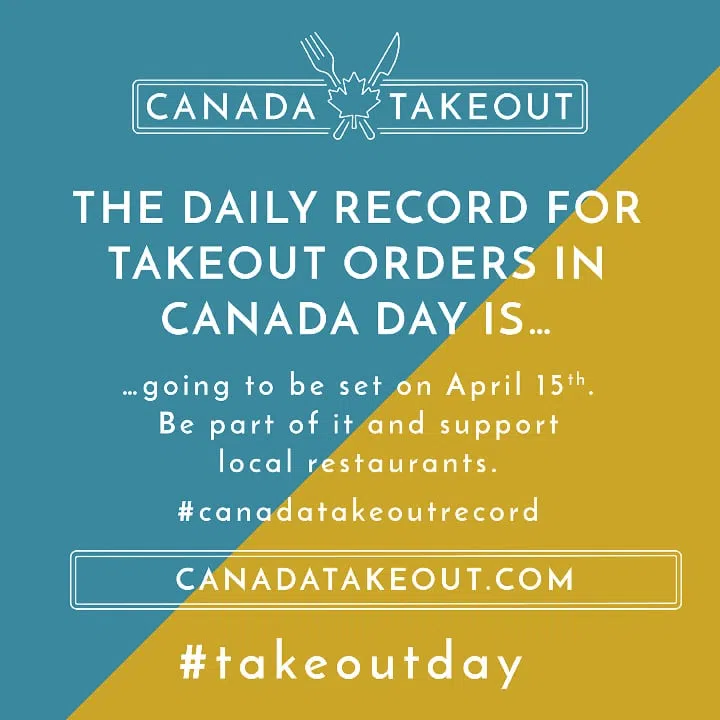 It’s National Take-Out Day