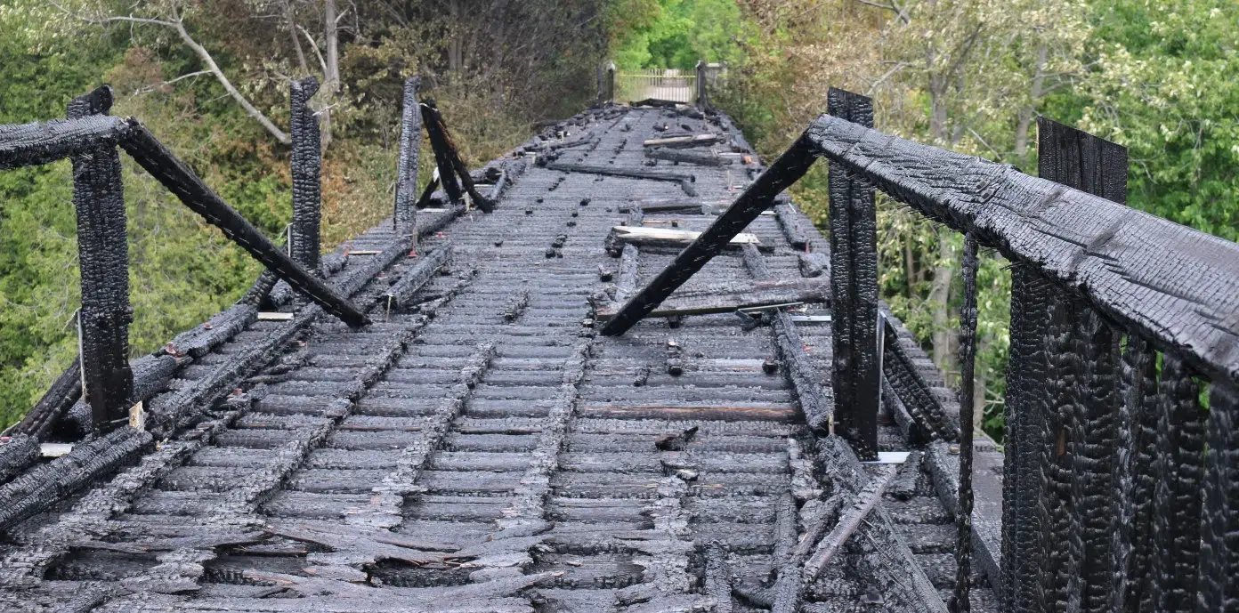 OPP Seek Tips About Willow Creek Trestle Bridge Fire