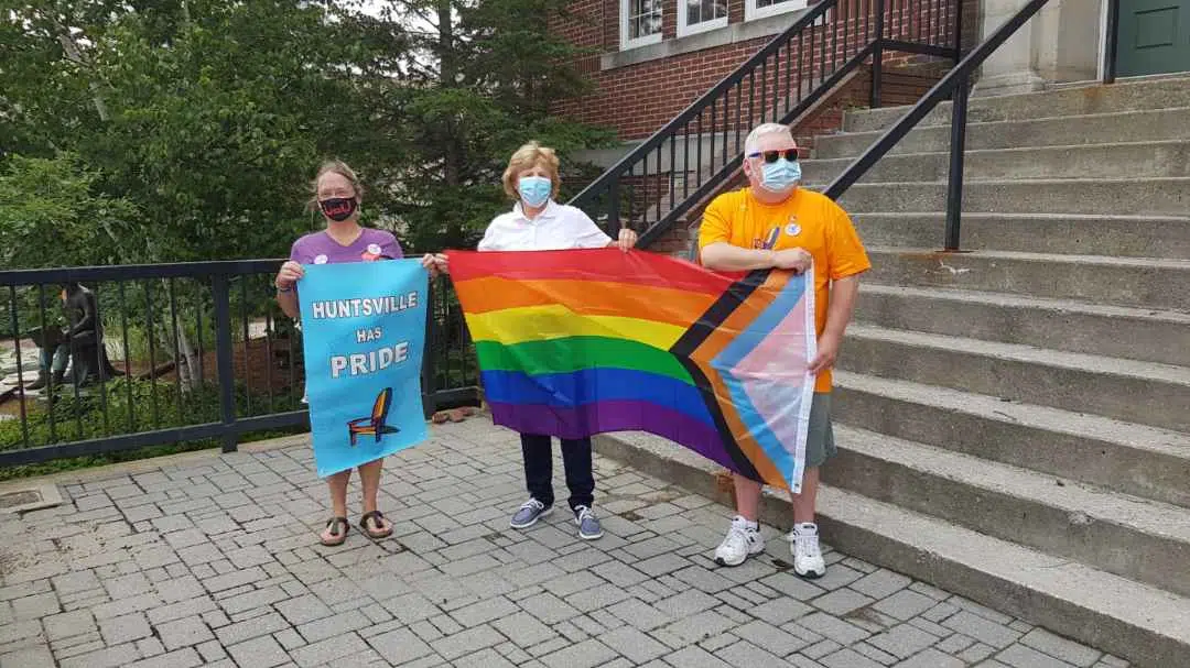 Muskoka Communities Raise Rainbow Pride Flag