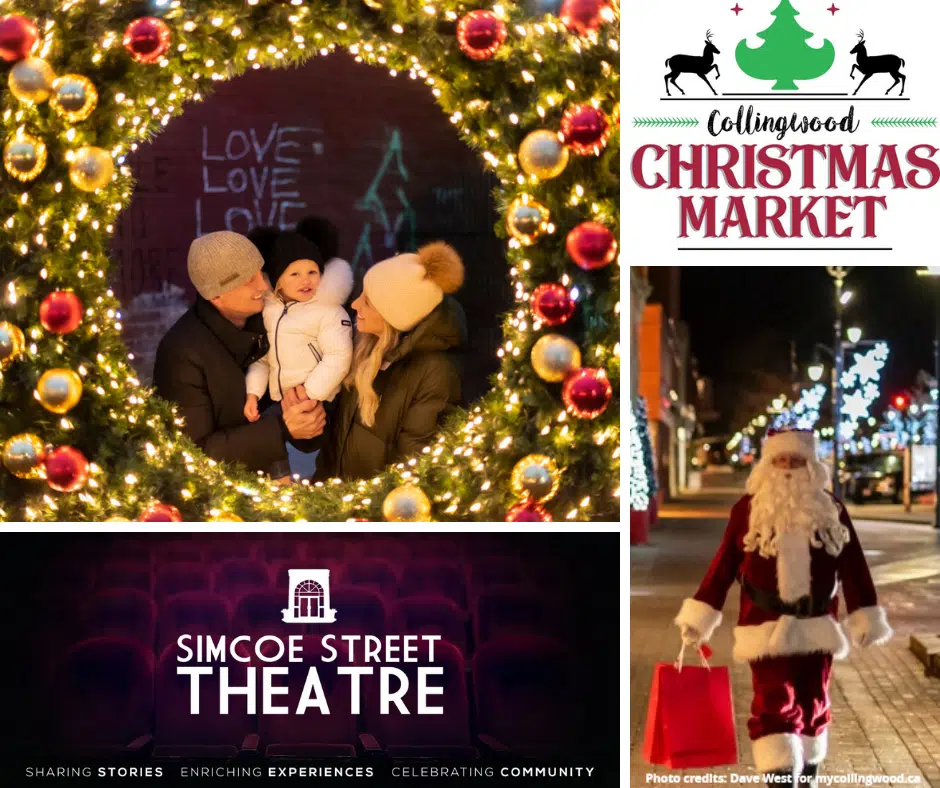 Downtown Collingwood Outdoor Christmas Market Returns!  Max 97.7
