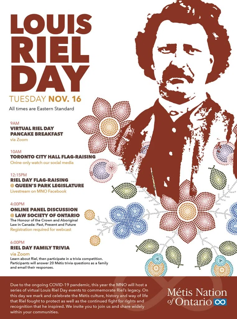 Virtual Events To Commemorate Louis Riel Day Bayshore Broadcasting