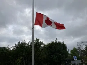 Canada Flag Half Mast