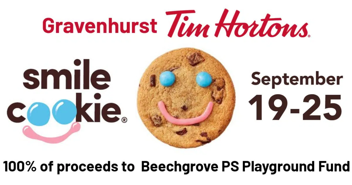 Gravenhurst Tim Horton’s Smile Campaign Supporting Beechgrove Public