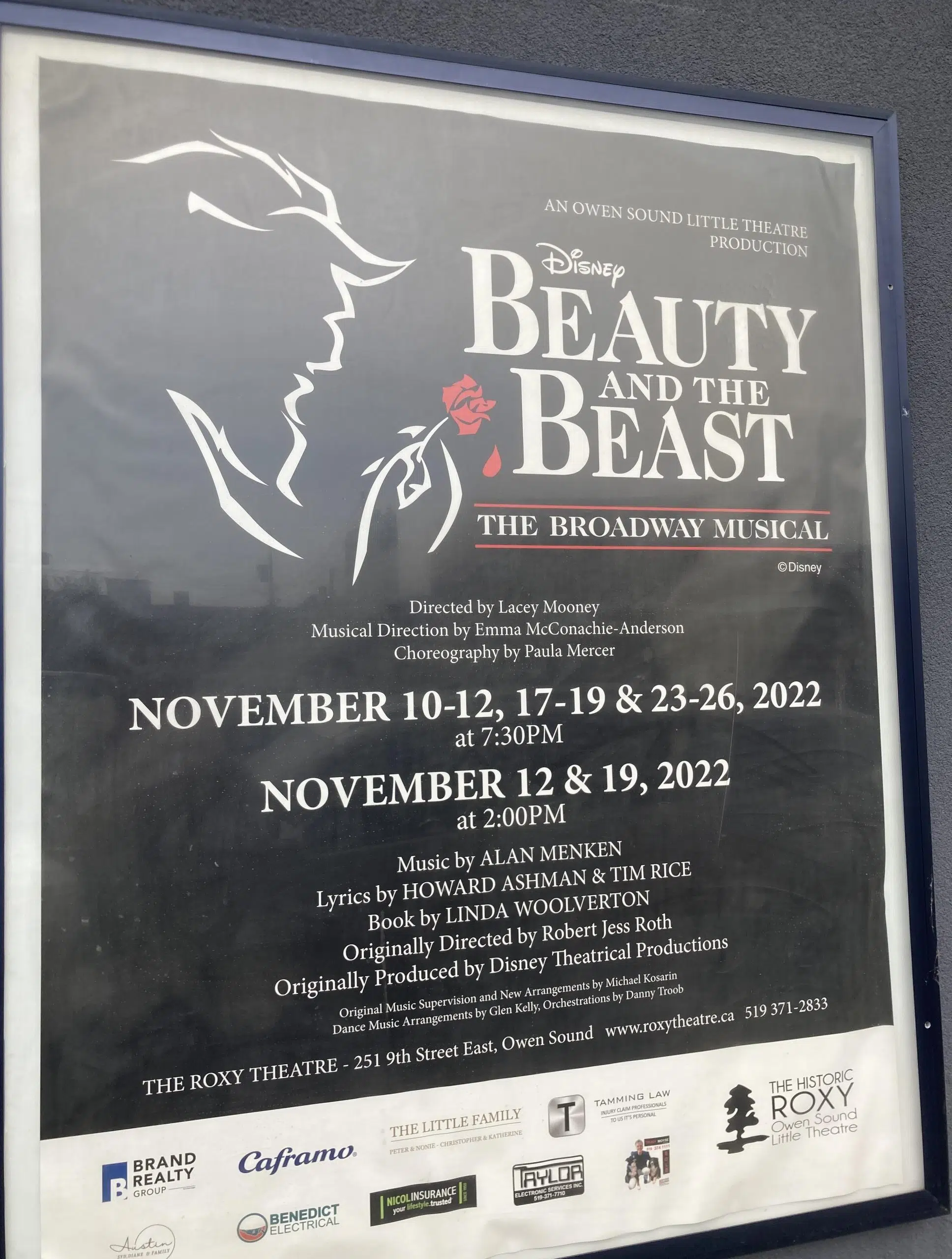 Beauty And The Beast Comes To Roxy Theatre 560 CFOS