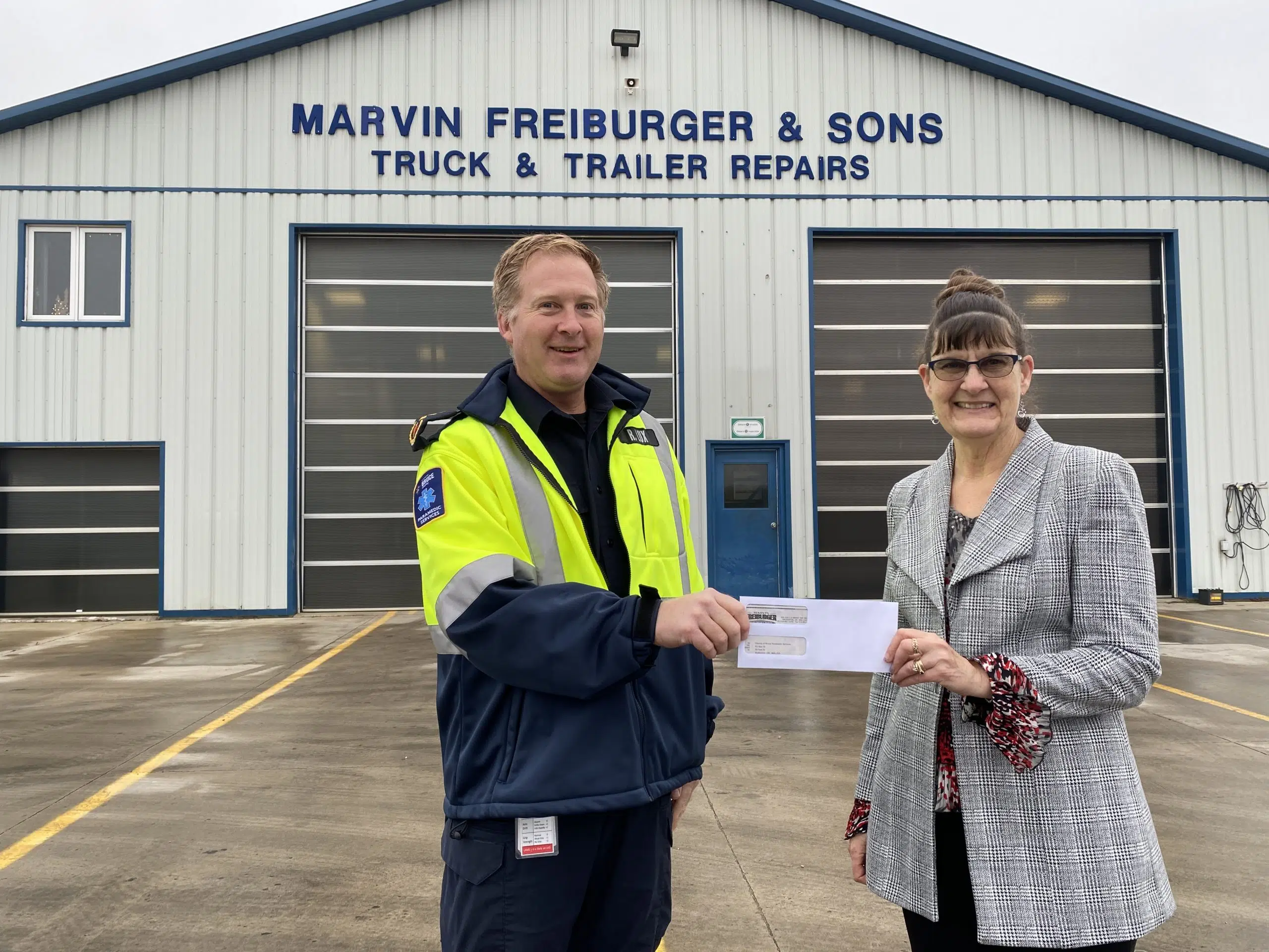 Bruce County Paramedic Services Receives 1,000 Community Donation