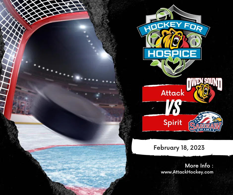 Grey Bruce Hospice Partners With Owen Sound Attack For Charity Game