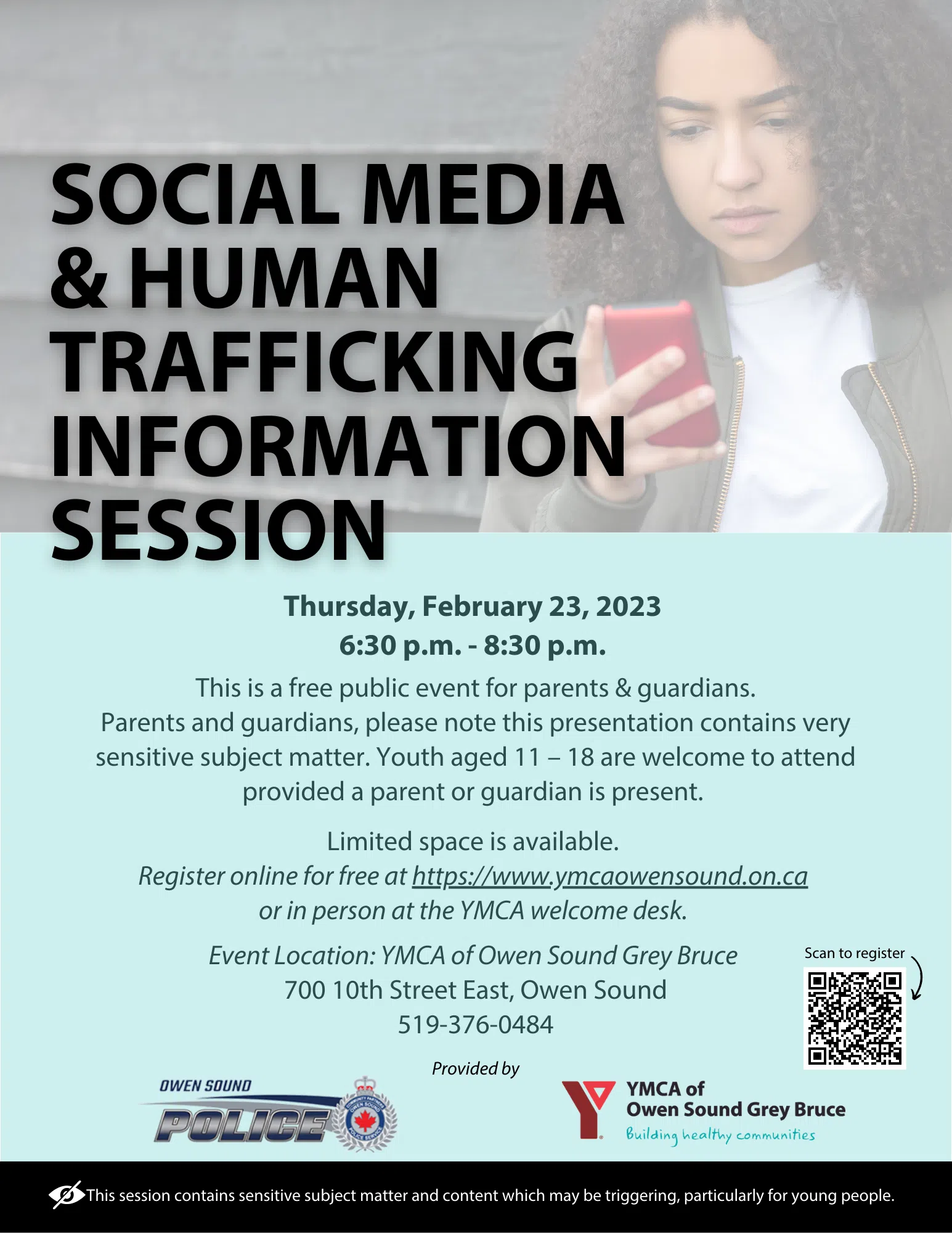 Owen Sound Police To Hold Social Media, Human Trafficking Information ...