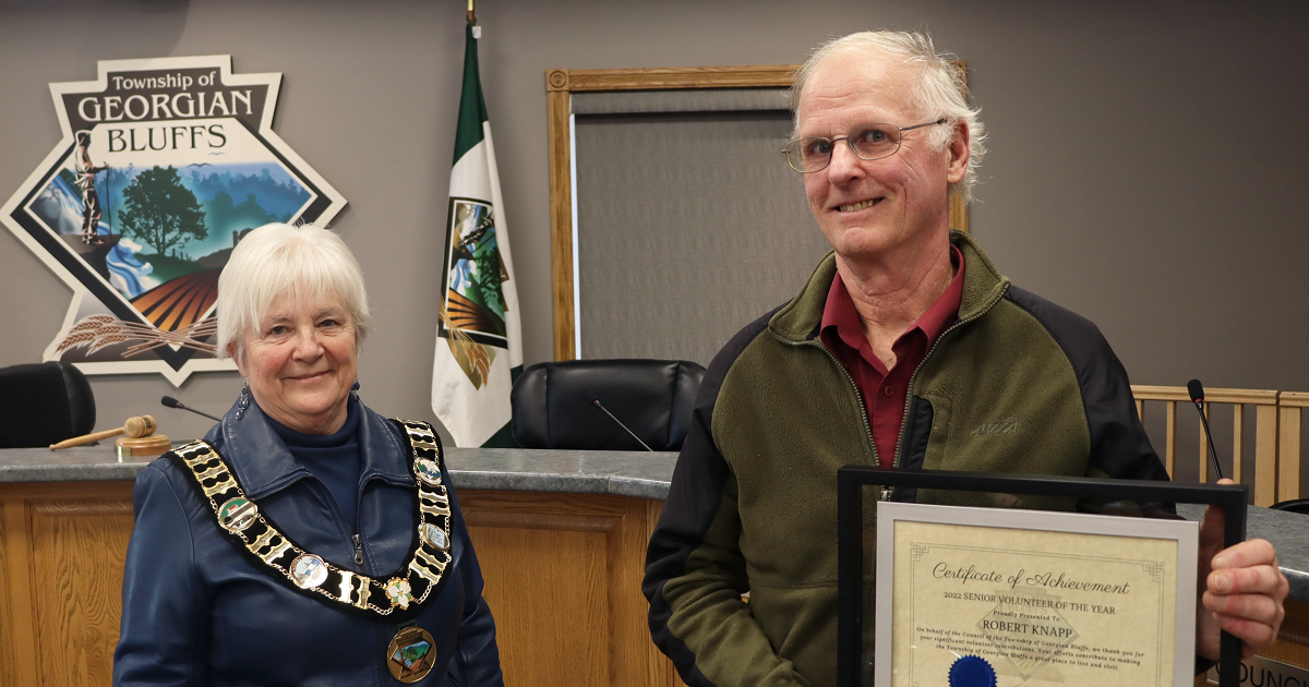 Georgian Bluffs Man Receives Provincial Recognition For Community Involvement - Vimarsana News