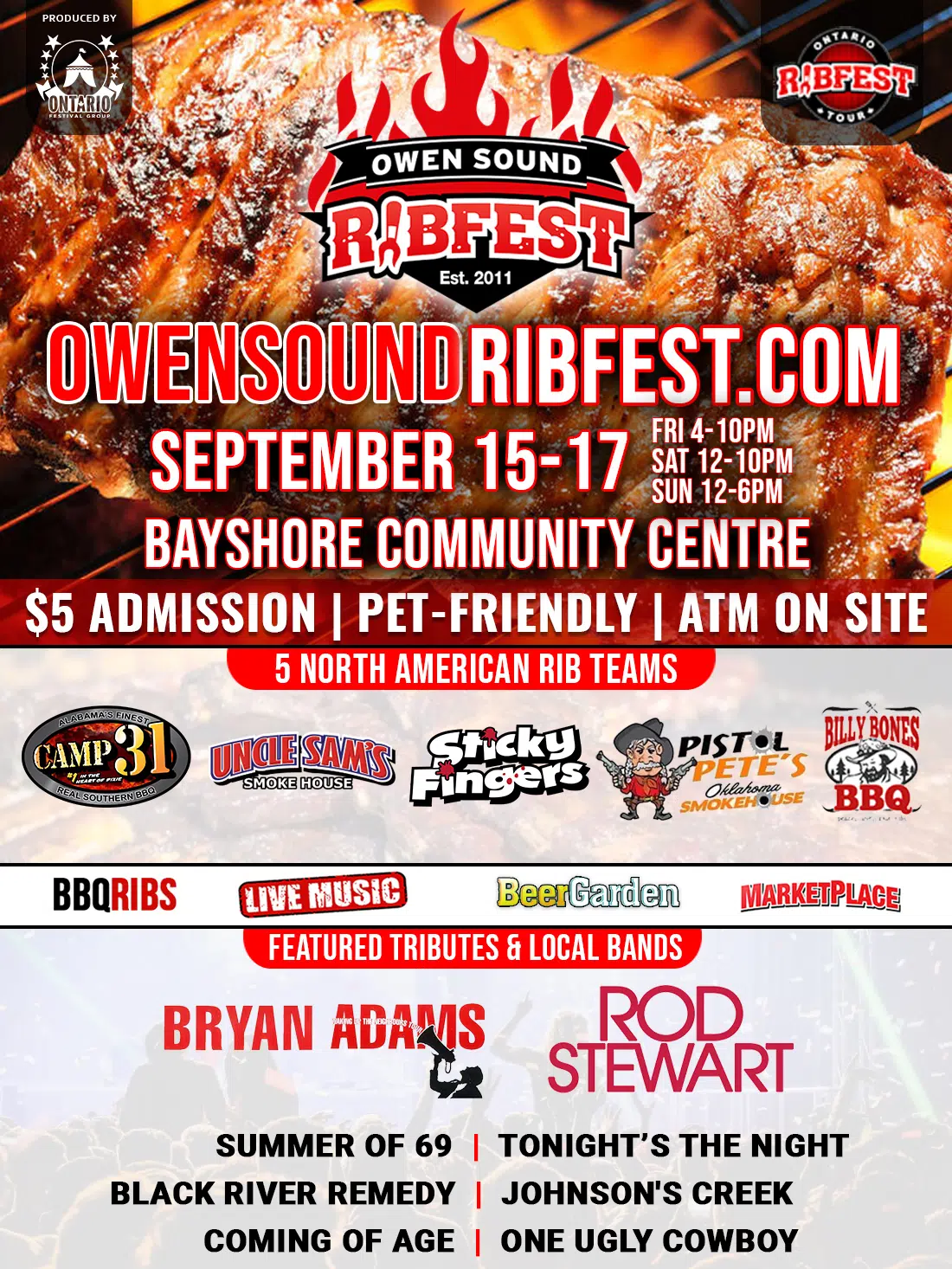 Owen Sound Ribfest | Bayshore Broadcasting News Centre