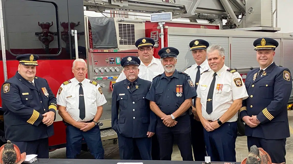 Award Ceremony Held To Honour Long-Serving Firefighters | 560 CFOS